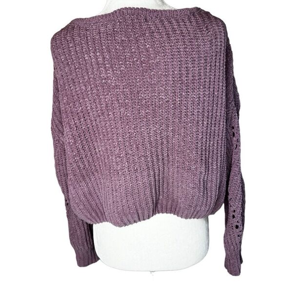 Moon & Madison knit crop oversized sweater size x-Small - Picture 4 of 7